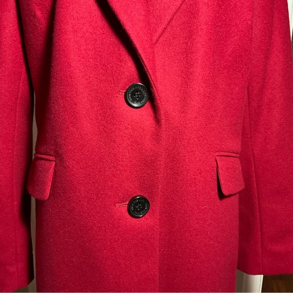 NWT SAM EDELMAN DEEP RED COAT. SIZE LARGE. $220 - Picture 2 of 9